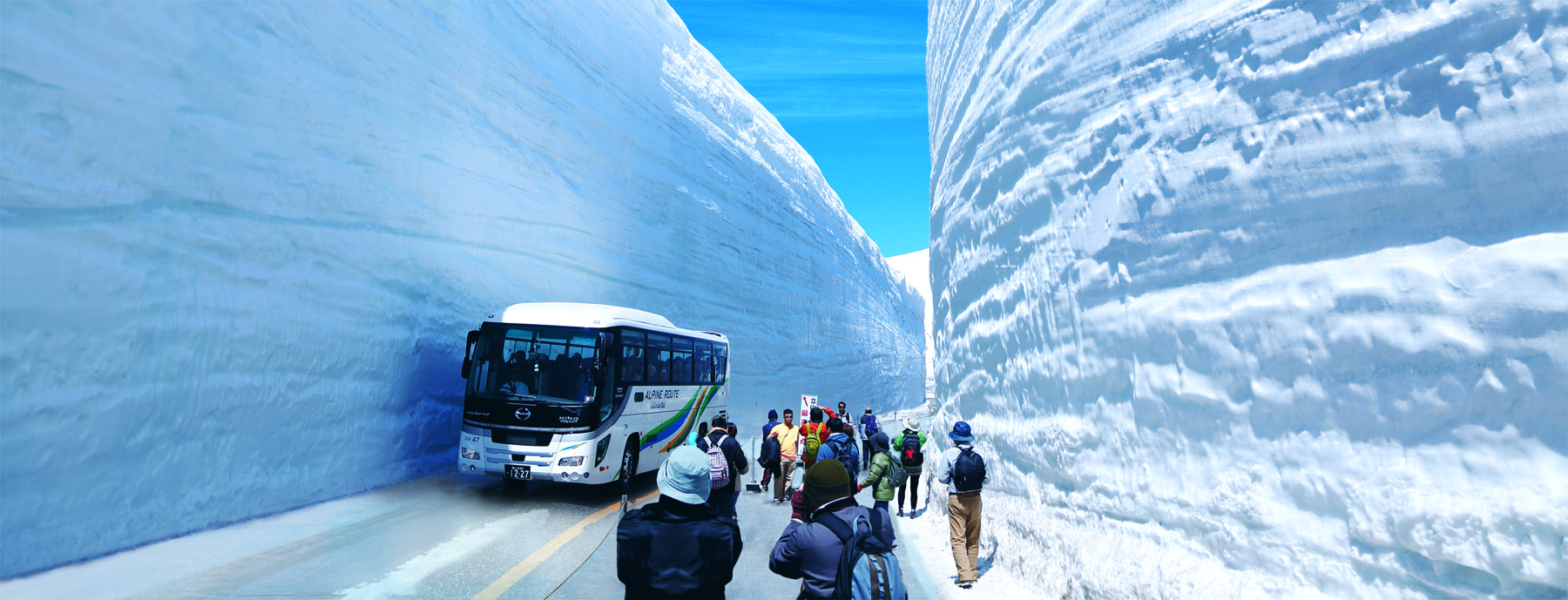 立山黒部アルペンルート発着駅「扇沢駅」まで車で20分。長野県～一番近い温泉郷に立地4/15～6/25　雪の大谷フェスティバル開催！