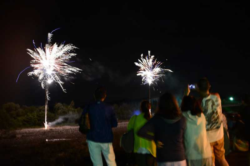 大町温泉郷花火 サマーフェスティバル終了